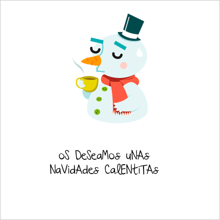 Oblea Personalizada Muñeco de Nieve | Galletea
